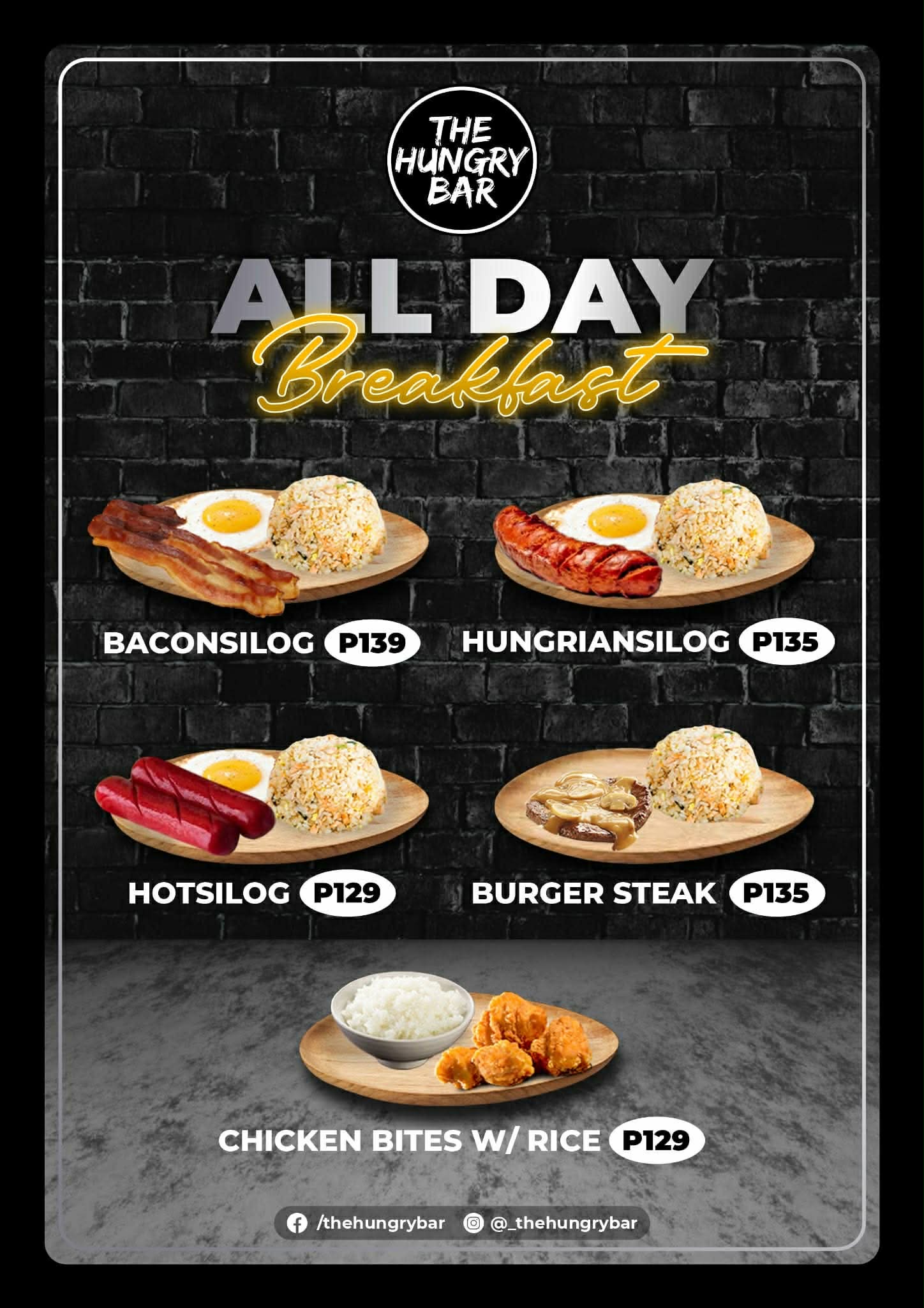 All Day Breakfast menu