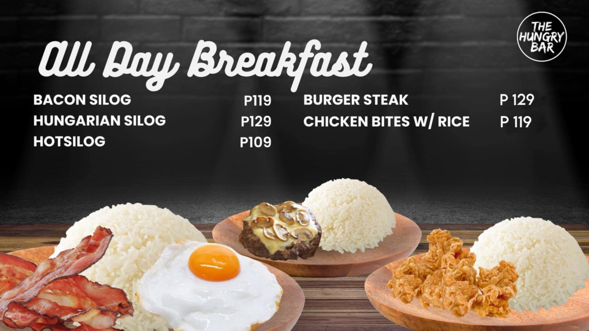 All Day Breakfast menu