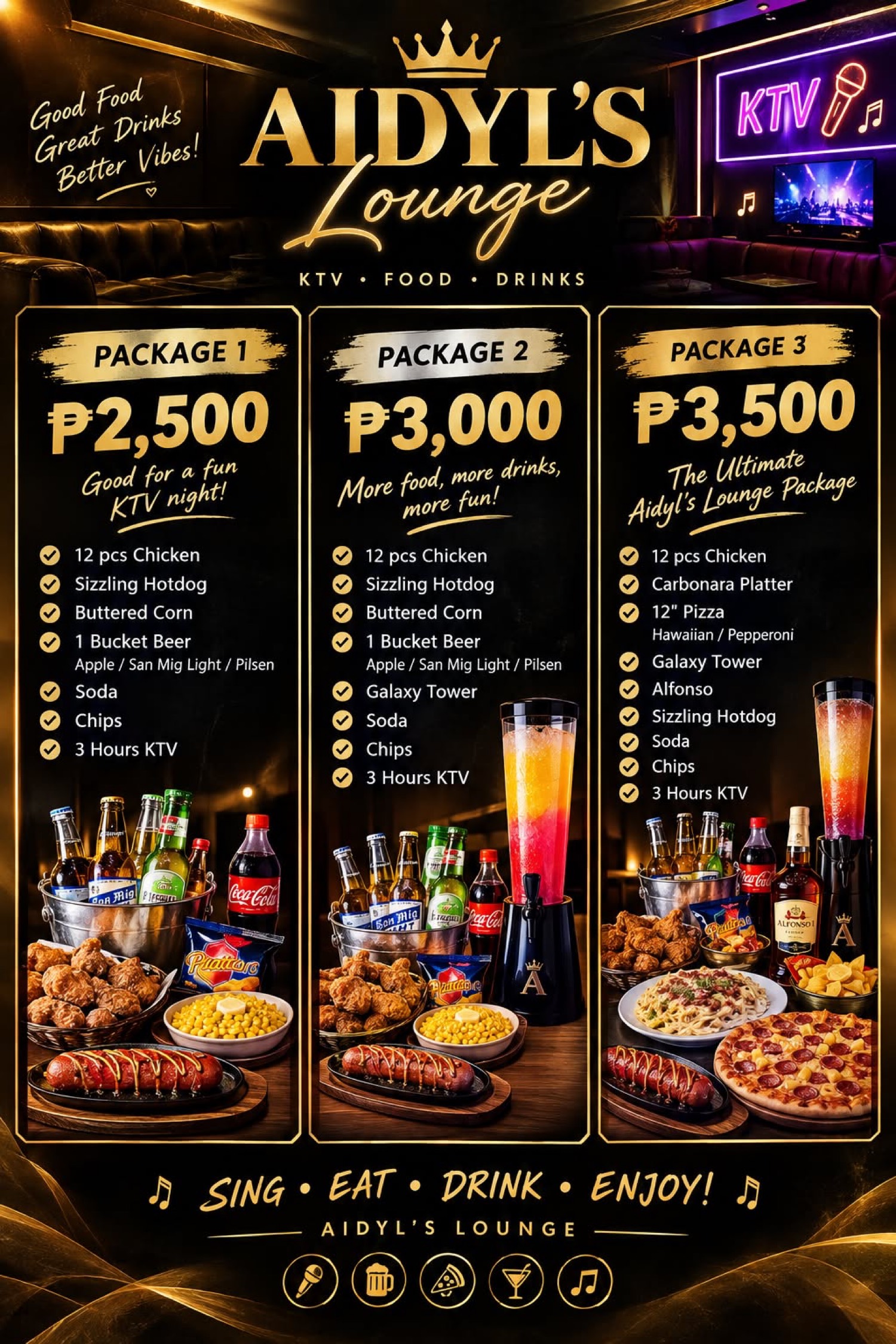 Promo packages page